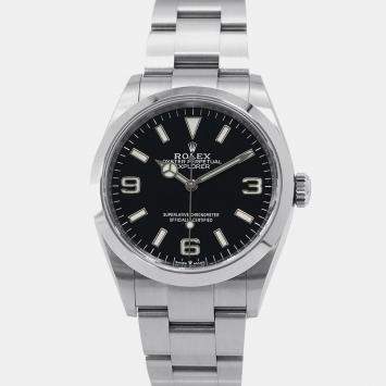 Rolex Explorer 124270 Automatic Black Stainless Steel  Men's Wristwatch 36 mm