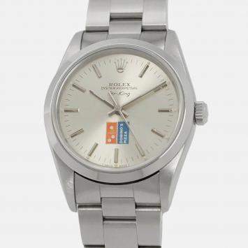 Rolex Air-King 14000 Automatic Silver Stainless Steel Men's Wristwatch 34 mm