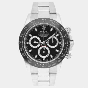 Pre Owned Rolex Cosmograph Daytona 116500LN-0002 Automatic Black Stainless Steel Men's Wristwatch 40 mm