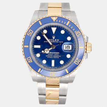 Pre Owned Rolex Submariner Date 126613LB Automatic Blue 18K Yellow Gold Stainless Steel Men’s Wristwatch 41 mm