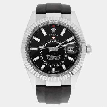 Pre Owned Rolex Sky-Dweller 336239 Automatic COLOR 18K White Gold Men Watch 42mm