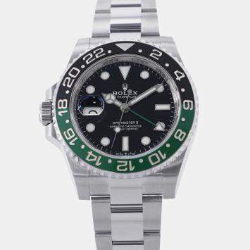 Pre Owned Rolex GMT-Master II Automatic 126720VTNR Black Stainless Steel Men's Wristwatch 40 mm