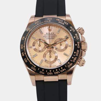 Pre Owned Rolex Cosmograph Daytona 116515LNA Gold Rose Gold Automatic Men's Wristwatch 40mm