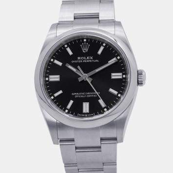 Pre Owned Rolex Oyster Perpetual 126000 Stainless Steel Automatic Men's Watches 36mm