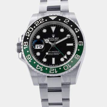 Pre Owned Rolex GMT-Master II 126720VTNR Black Dial Stainless Steel Automatic Men's Wristwatch 40mm