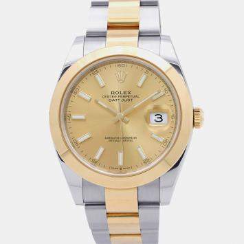 Pre Owned Rolex Datejust 126303 Gold 18K Yellow Gold, Stainless Steel Automatic Men's Wristwatch 41mm