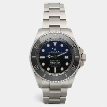 Pre Owned Rolex Sea-Dweller Deepsea Blue Dial Oystersteel Men's Wristwatch 43 mm