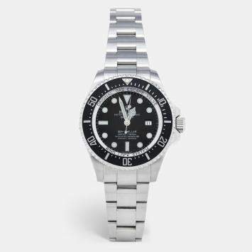 Pre Owned Rolex Black Ceramic Stainless Steel DeepSea  Sea-Dweller 116660-0001 Men's Wristwatch 44 mm