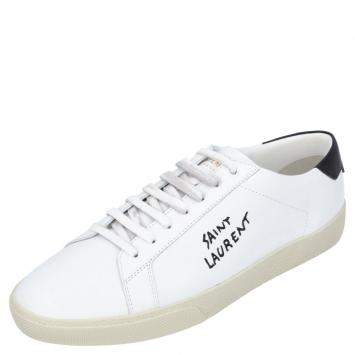 Pre Owned Saint Laurent Paris Court Classic SL/06 Sneakers Size EU 43