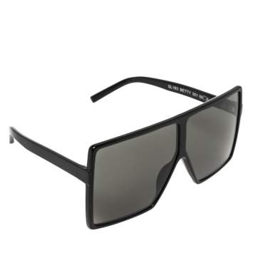 Pre Owned Saint Laurent Black SL183 Oversized Betty Sunglasses