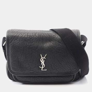 Pre Owned Yves Saint Laurent Saint Laurent Paris Niki Small Shoulder Bag Leather Black