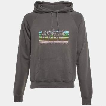 パーカー・フーディ Saint Laurent Charcoal cotton sweatshirt Saint Laurent Hoodie | Saint Laurent | YSL PL