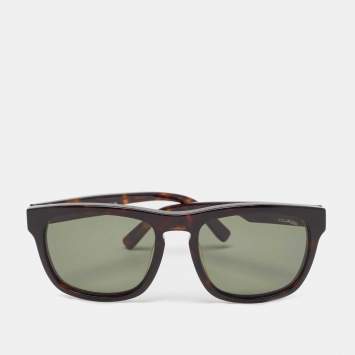Pre Owned Salvatore Ferragamo Dark Brown Tortoise SF789SP Wayfarer Sunglasses