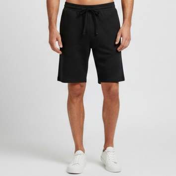 Pre Owned Sandro Black Jersey Drawstring Short Pants L