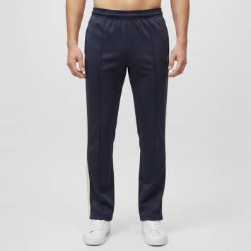 Pre Owned Sandro Teal Blue Side Trim Detail Jersey Jogger Pants M