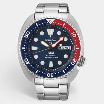 Pre Owned Seiko Prospex SRPE99K1 Blue Dial Stainless Steel Men's Wristwatch 45mm