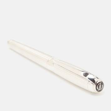 Pre Owned S.T. Dupont Silver Tone Rollerball Pen
