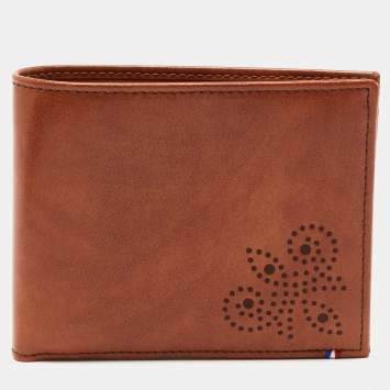 Pre Owned S.T. Dupont Tan Leather Bifold Wallet