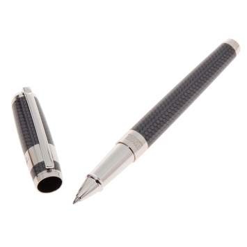 Pre Owned S.T. Dupont Grey Honeycomb Guilloché Tony Stark Limited Edition Rollerball Pen