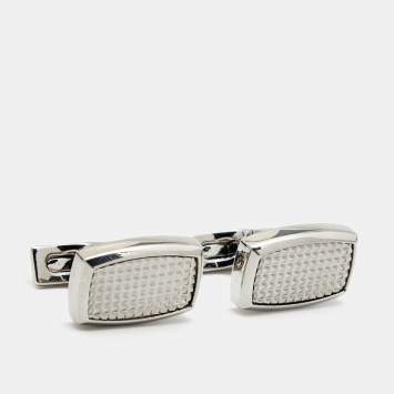 Pre Owned S.T. Dupont  SilverTone Metal Cufflinks