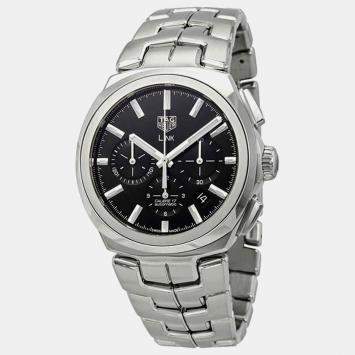 Tag Heuer Black Stainless Steel Link CBC2110.BA0603 Automatic Men's Wristwatch 40 mm