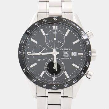 Pre Owned Tag Heuer Carrera CV201E-1 Automatic Stainless Steel Men's Wristwatch 41.5 mm