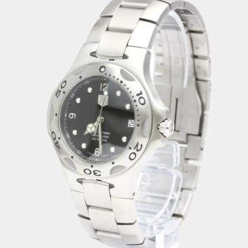 Pre Owned Tag Heuer Black Stainless Steel Kirium WL5111 Automatic Men's Wristwatch 40 mm