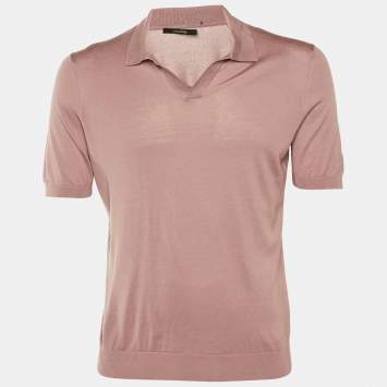 Pre Owned Tagliatore Mauve Knit T-Shirt M
