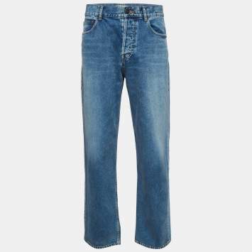 Pre Owned The Row Blue Denim Regular Fit Jeans S /Waist 31"