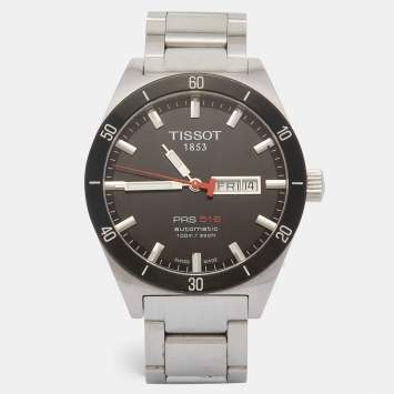 Pre Owned Tissot Black Two-Tone Stainless Steel PRS516 T044.430.21.051.00 Men's Wristwatch 42 mm