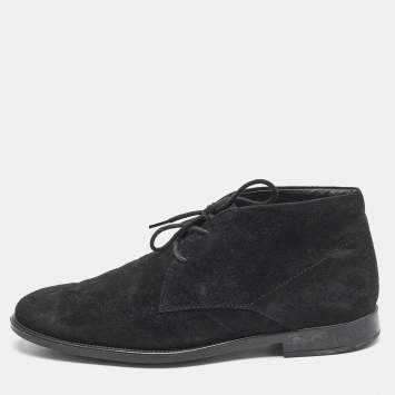 Tod's Black Suede  Ankle Length Boots Size 39.5