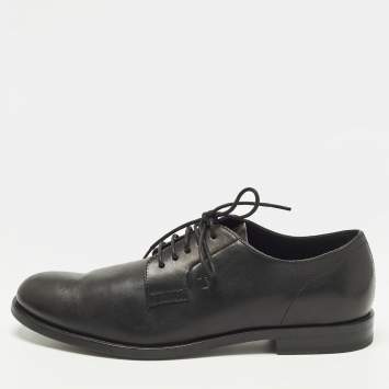 Pre Owned Tod's Size 42.5 Black Leather Derby