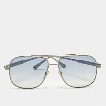 مملوكة مسبقًا نظارة شمسية توم فورد جود افياتور TF669 بتدرج أزرق