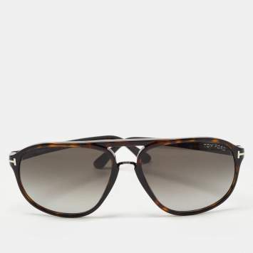 Pre Owned Tom Ford Dark Brown TF447 52B Jacob Sunglasses