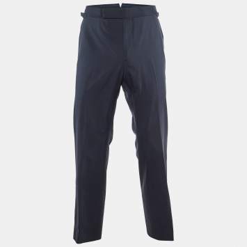 Tom Ford Midnight Blue Wool Tailored Pants M