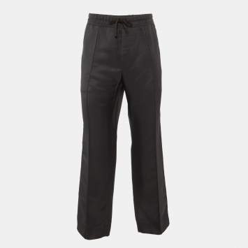 Pre Owned Tom Ford Black Crepe straight Leg Pants XXL