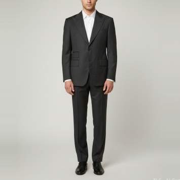 Pre Owned Tom Ford Grey Wool Tailored Suit L