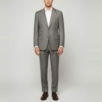 Pre Owned Tom Ford Grey Wool Tailored Suit M