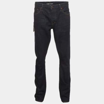 Pre Owned Tom Ford Blue Denim Slim Fit Jeans XXL/Waist 37"