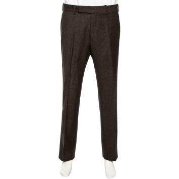 Pre Owned Tom Ford Brown Wool & Cashmere Straight Leg Pants M