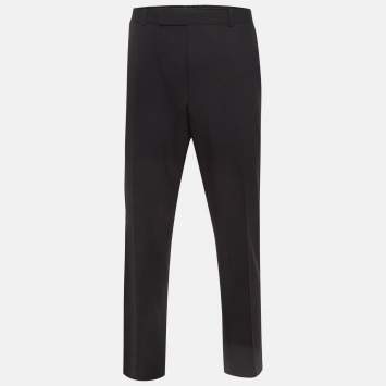 Pre Owned Tom Ford Black Wool Formal Trousers XXXL