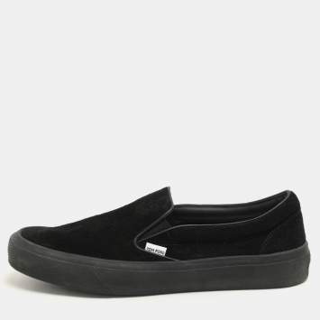 Pre Owned Tom Ford Black Suede Cambridge Slip-on Sneakers Size 43