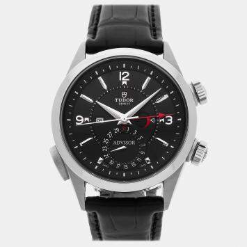 Pre Owned Tudor Heritage Advisor 79620TN Automatic Titanium Black Dial Men's Wristwatch 42mm