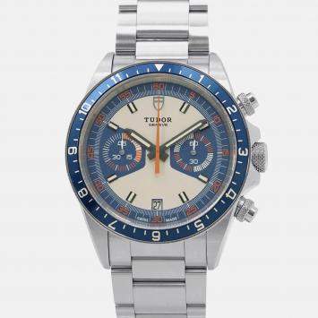 Tudor Heritage 70330B Automatic Blue Stainless Steel Men's Wristwatch 42 mm