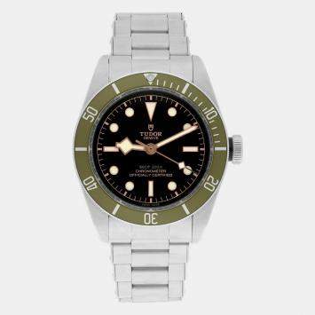Pre Owned Tudor Black Bay 79230G Automatic Black Stainless Steel Men's Wristwatch 41 mm