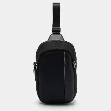 Pre Owned TUMI Black Nylon Martin Sling Bag