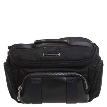 Pre Owned Tumi Black Nylon and Leather Newport Utility Belt Pouch