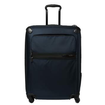 Pre Owned Tumi Navy Blue Nylon Gen 4.2 Short Trip Expandable 4 Wheel Packing Luggage