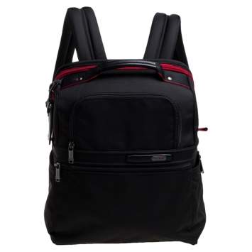 مملوكة مسبقًا TUMI Black Nylon Gen 4.2 Slim Solutions Brief Backpack