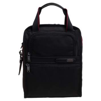 Pre Owned TUMI Black Nylon DFO Utility Expandable Tote